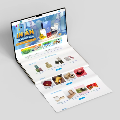 Website in ấn – quảng cáo Thiên Long Phát: giải pháp số từ Connect Tech