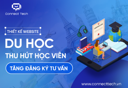 Thiết Kế Website Du Học Thu Hút Học Viên, Tăng Đăng Ký Tư Vấn