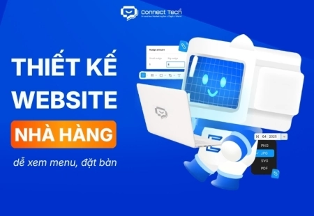 Thiết kế website nhà hàng, ẩm thực dễ xem menu và đặt bàn