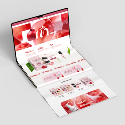 Giữ trọn vẻ đẹp nguyên bản: Sức mạnh Laravel cho Website thương hiệu mỹ phẩm Makyn - Vườn Thảo Mộc