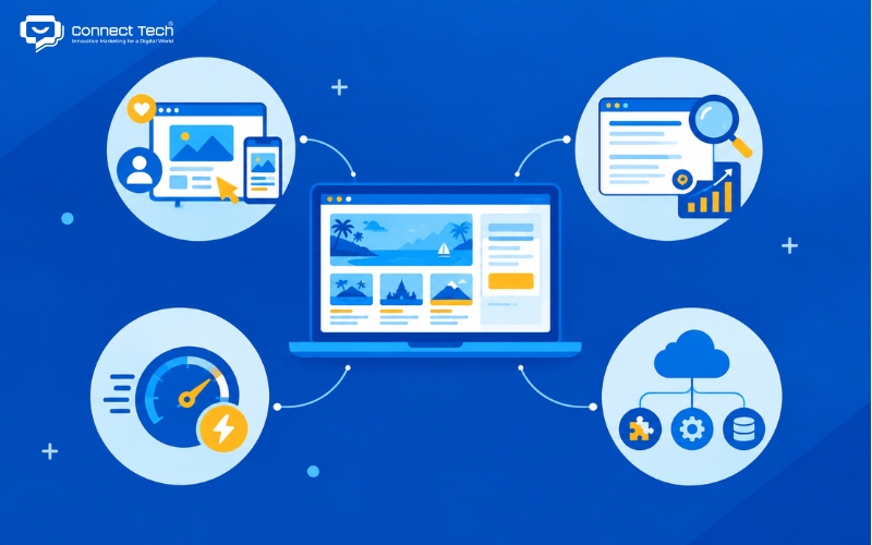 4 travel website design standards at Connect Tech