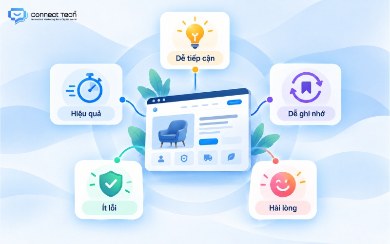 5 thuộc tính cốt lõi của usability