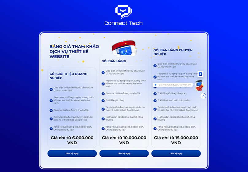 Chi phí thiết kế website resort cao cấp