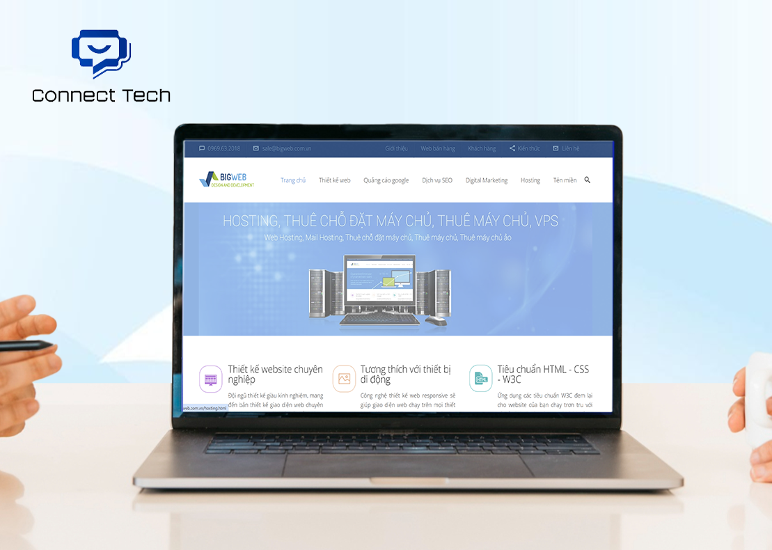 Đơn vị thiết kế website Bigweb