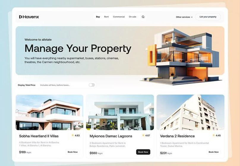 Giao diện thẩm mỹ trong thiết kế website