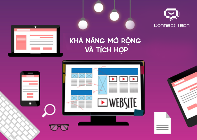 Khả năng mở rộng và tích hợp khi thiết kế website bán quần áo