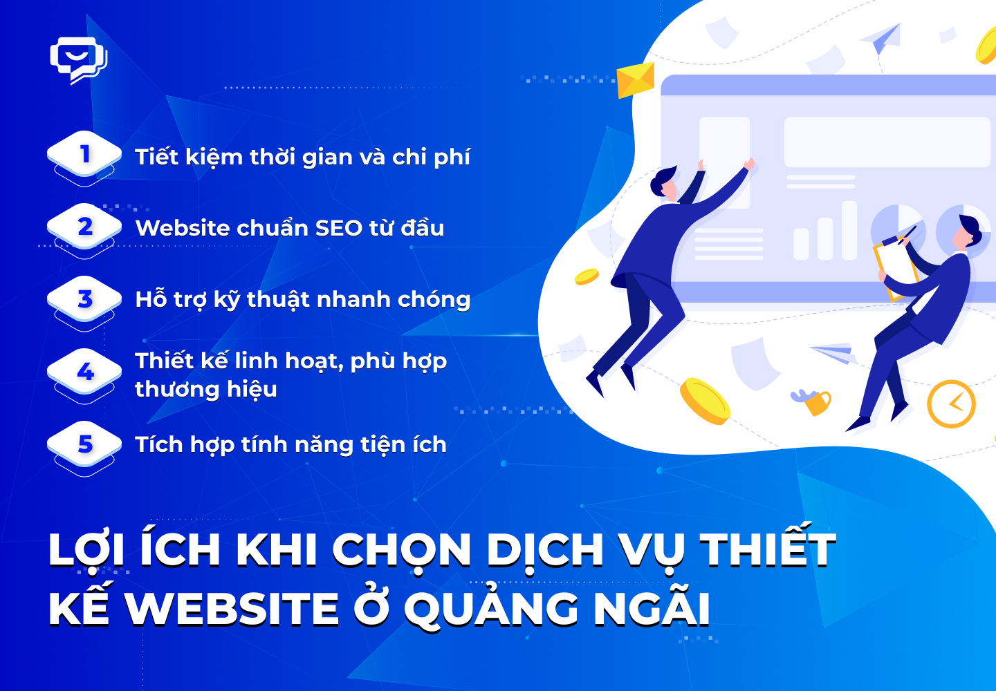 Lợi ích khi chọn dịch vụ thiết kế website ở Quảng Ngãi