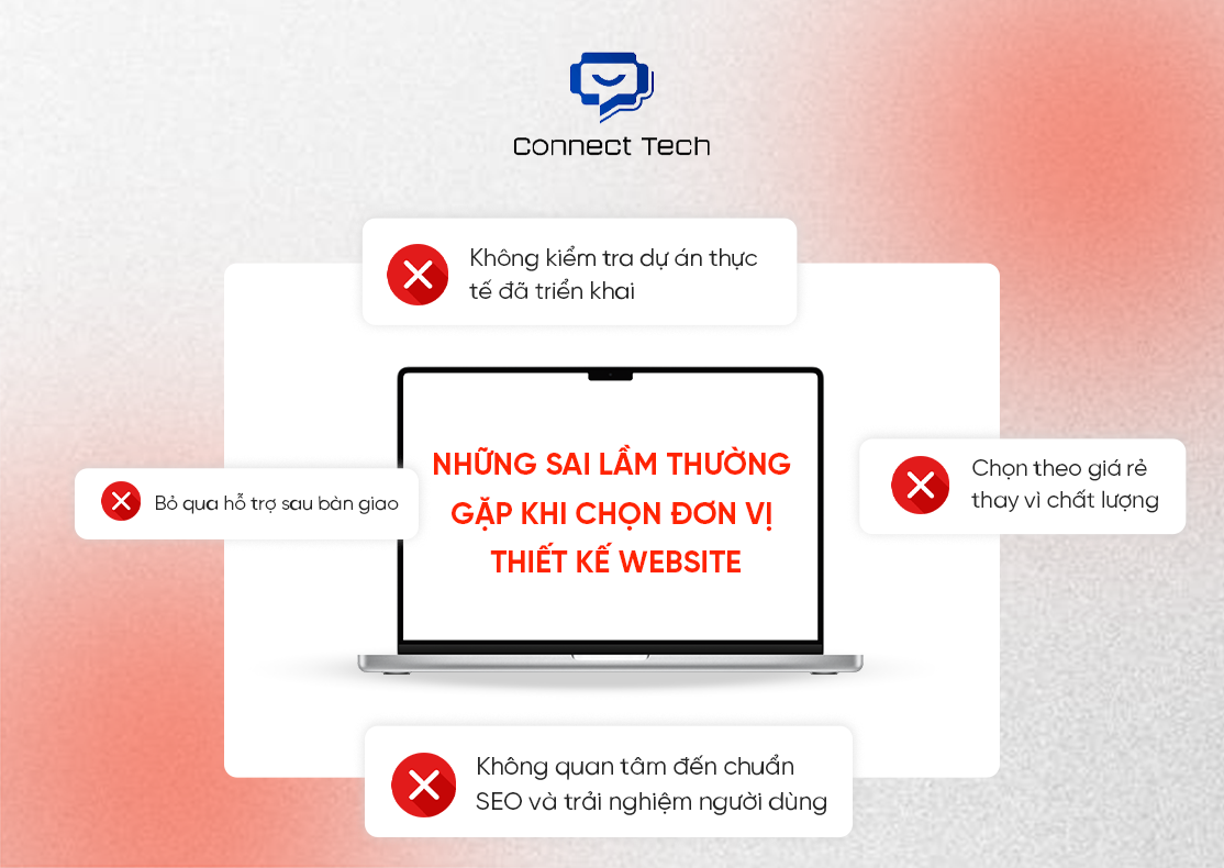  Những Sai Lầm Thường Gặp Khi Chọn Đơn Vị Thiết Kế Website