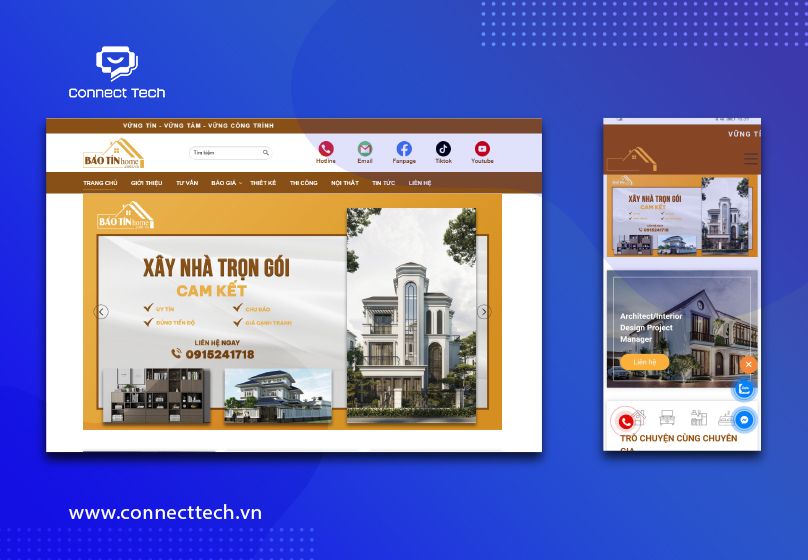 Tại sao nên chọn Connect Tech để thiết kế website?