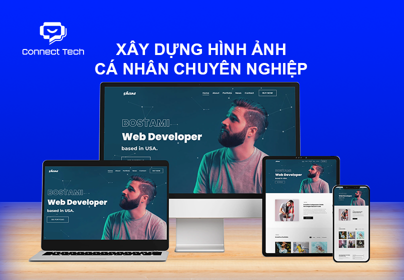 Thiết Kế Website Cá Nhân giúp xây dựng hình ảnh cá nhân