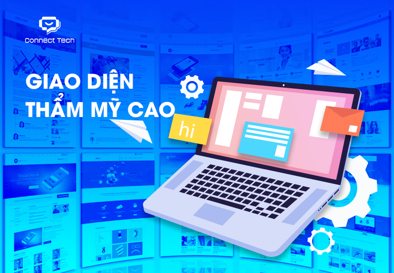 thiết kế website mỹ thuật giao diện thẩm mỹ cao