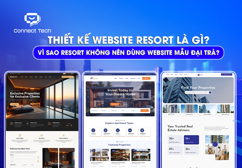 Thiết kế website resort là gì