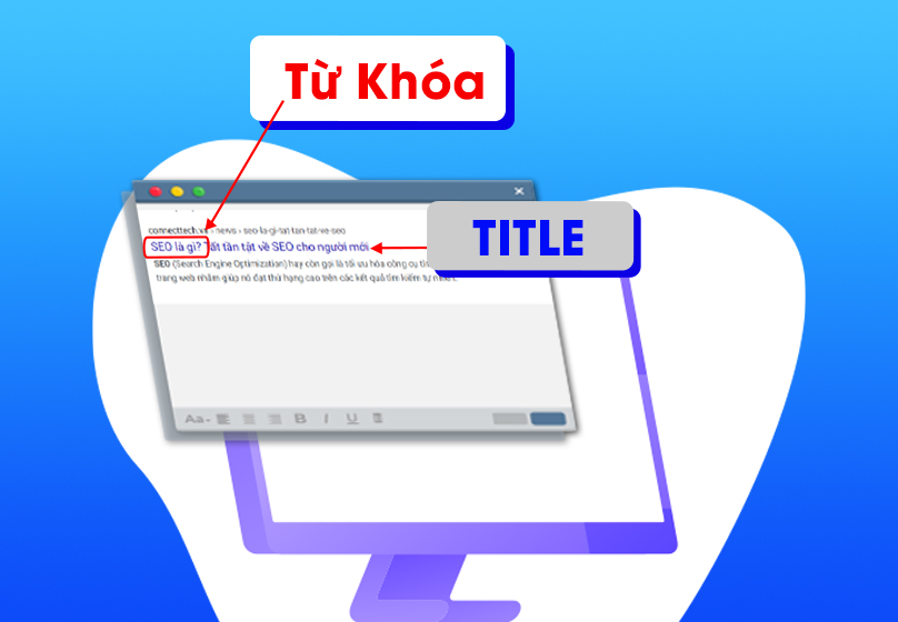 Ưu tiên từ khóa chính nằm đầu tiêu đề