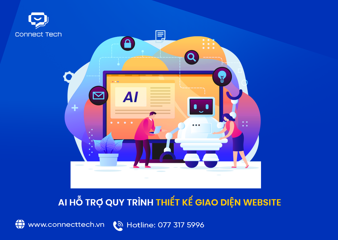 ai hỗ trợ quy trình thiết kế giao diện website