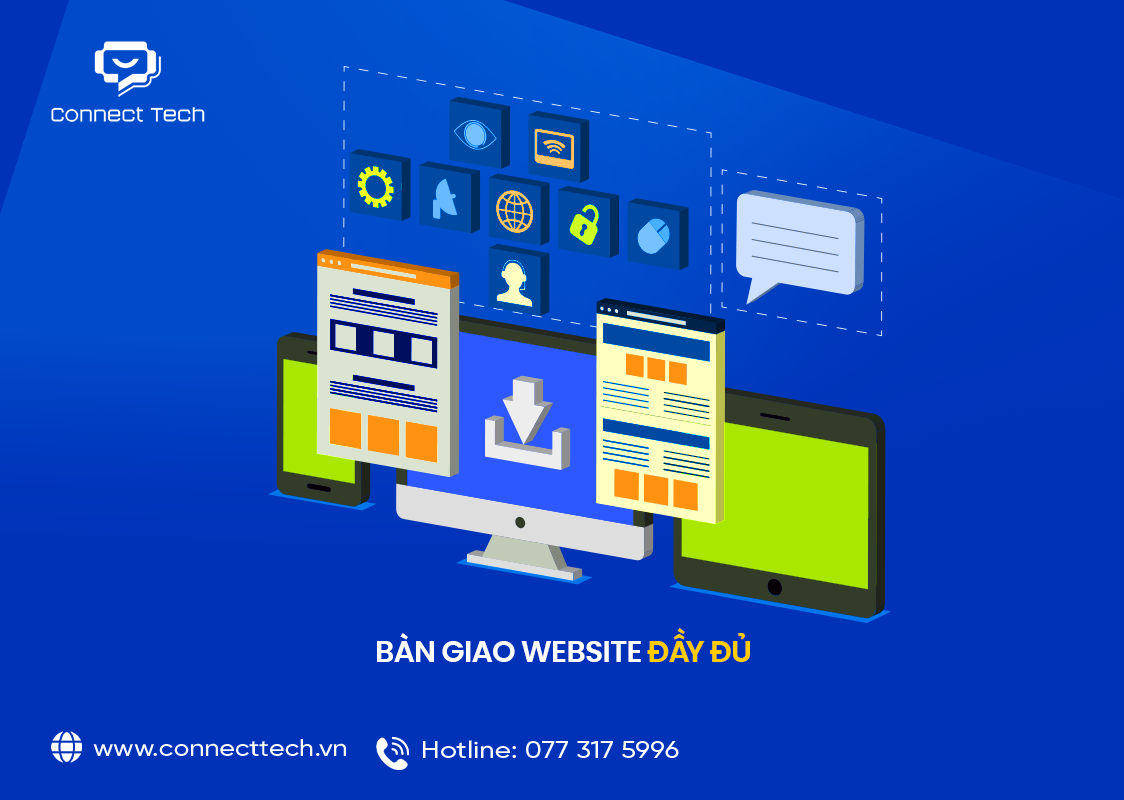Bàn giao website đầy đủ