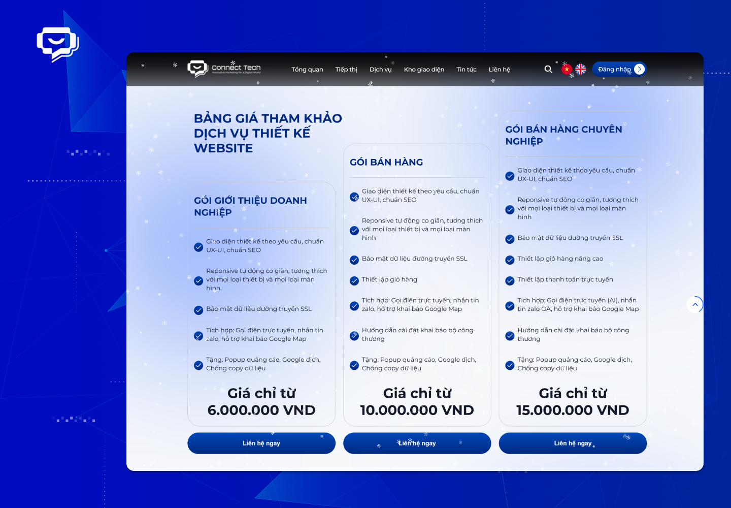 Báo giá thiết kế website Kon Tum trọn gói