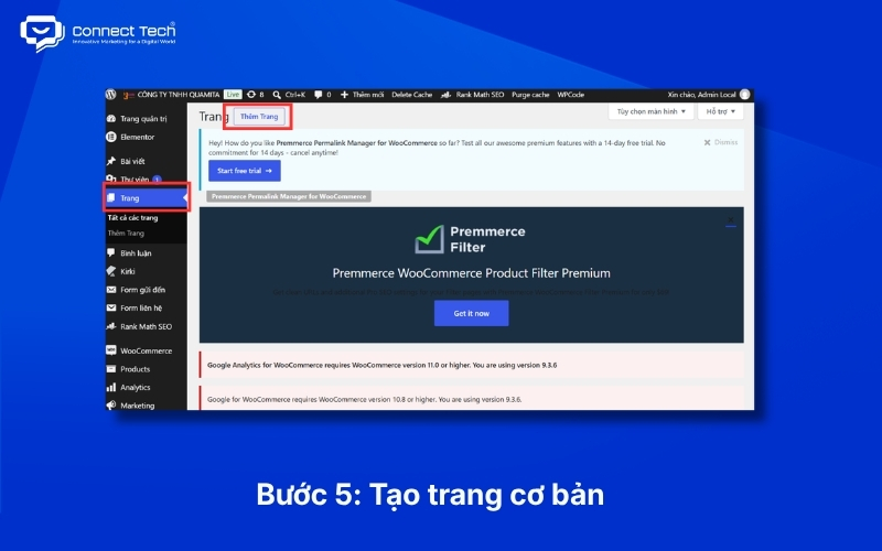 create basic page