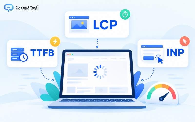 các chỉ số cốt lõi khi check tốc độ website