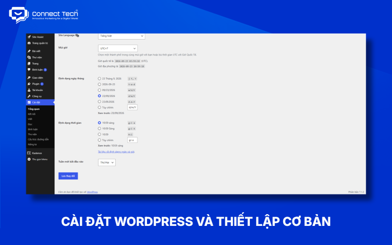 Install WordPress and Configure the Basics