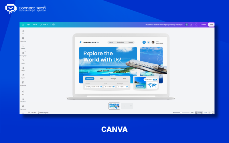 Thiết kế landing page chuyển đổi cao với Canva