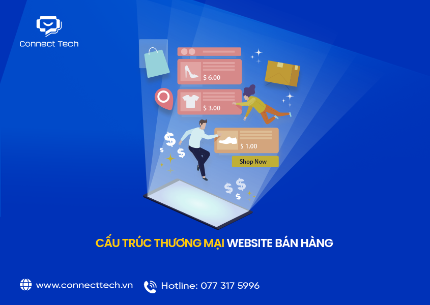 Cấu trúc thương mại website bán hàng