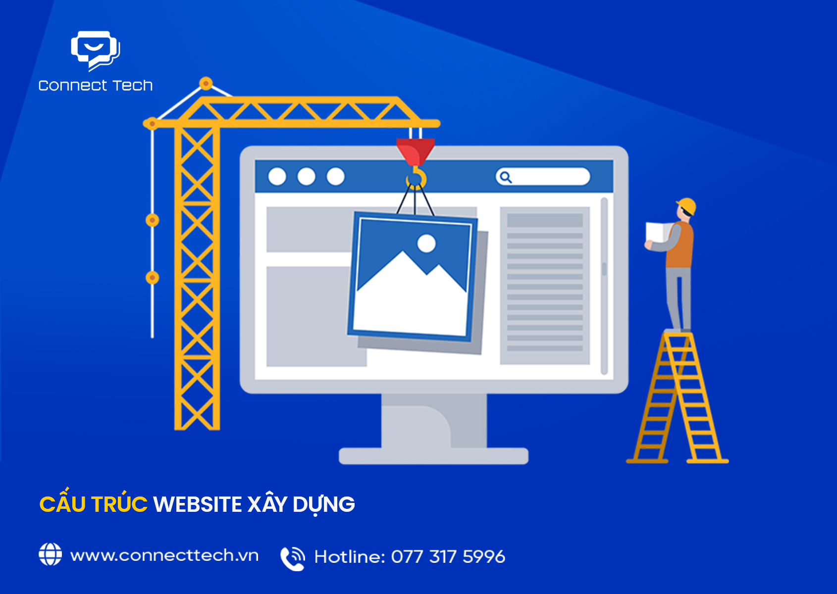 Construction website structure