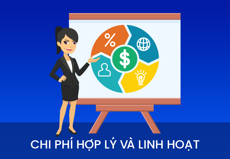 Chi phí hợp lý và linh hoạt