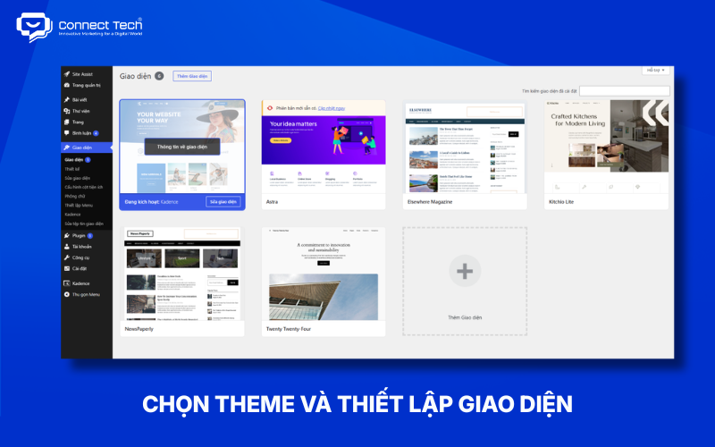 Choose a Theme and Set Up the WordPress Design