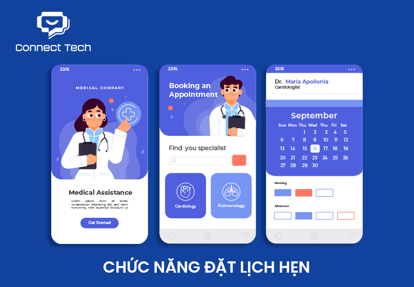 Chức năng đặt lịch hẹn khám
