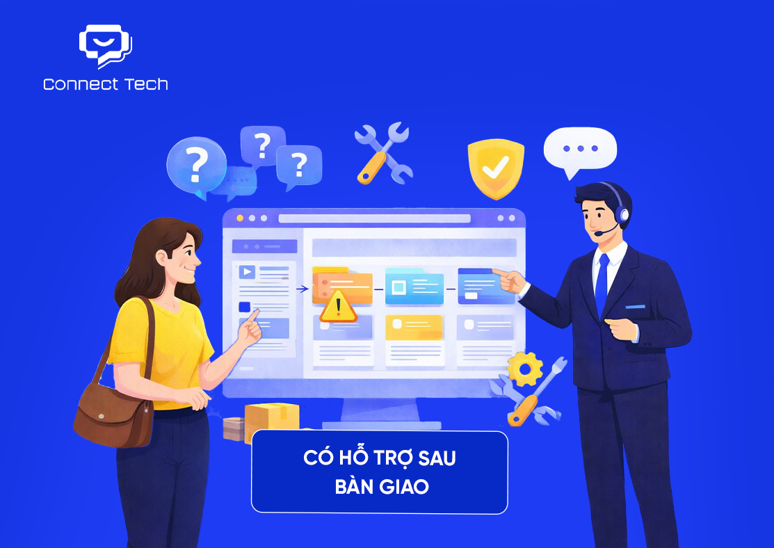 Có hỗ trợ sau bàn giao