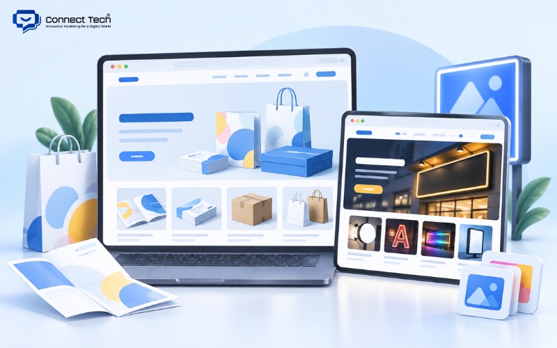 Có kinh nghiệm với website ngành in và quảng cáo