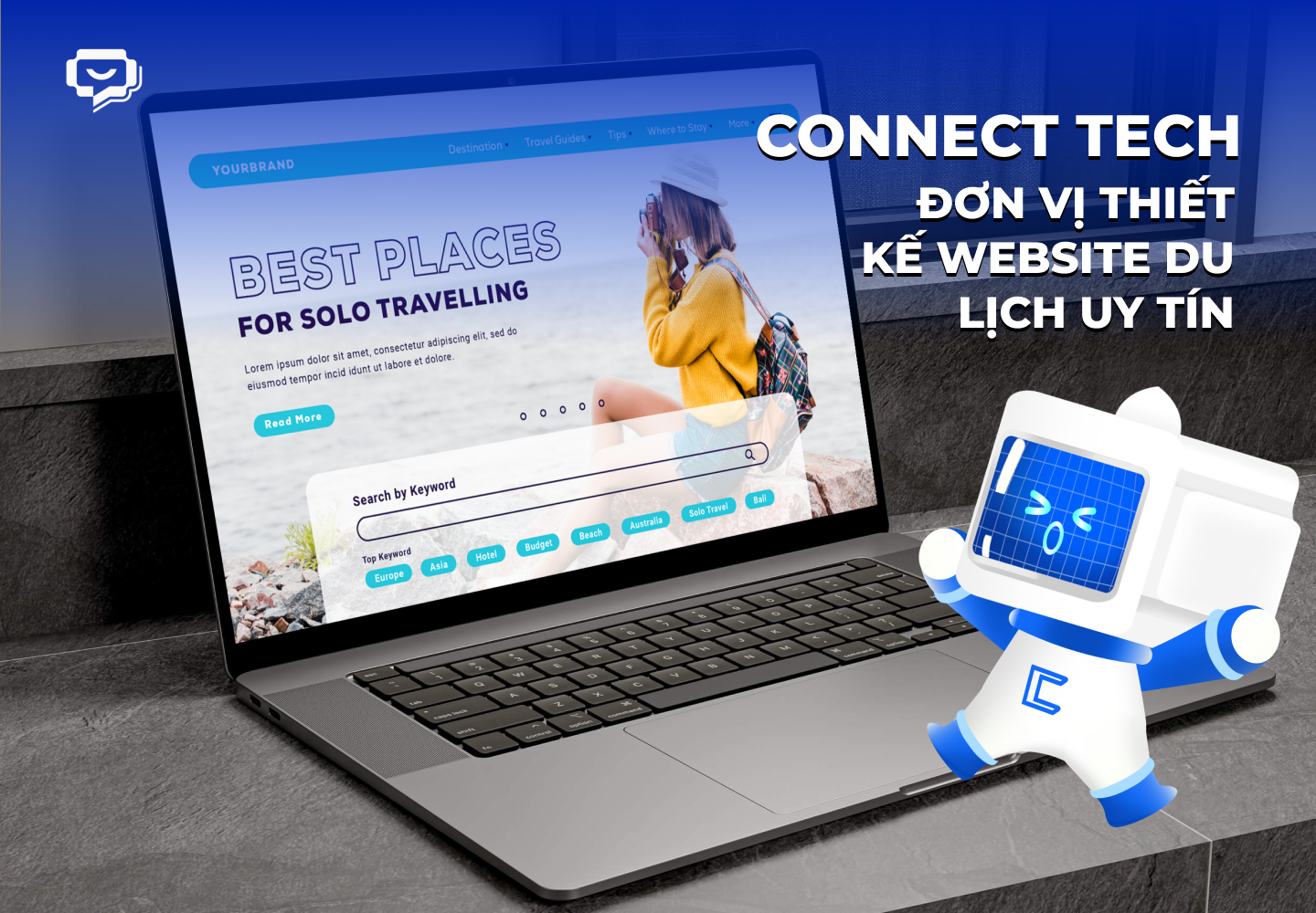  Connect Tech - Đơn vị thiết kế website du lịch uy tín