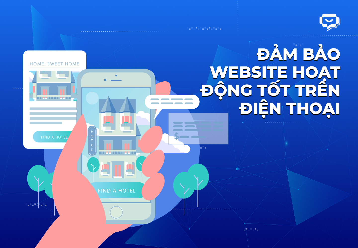 Đảm bảo website hoạt động tốt trên điện thoại