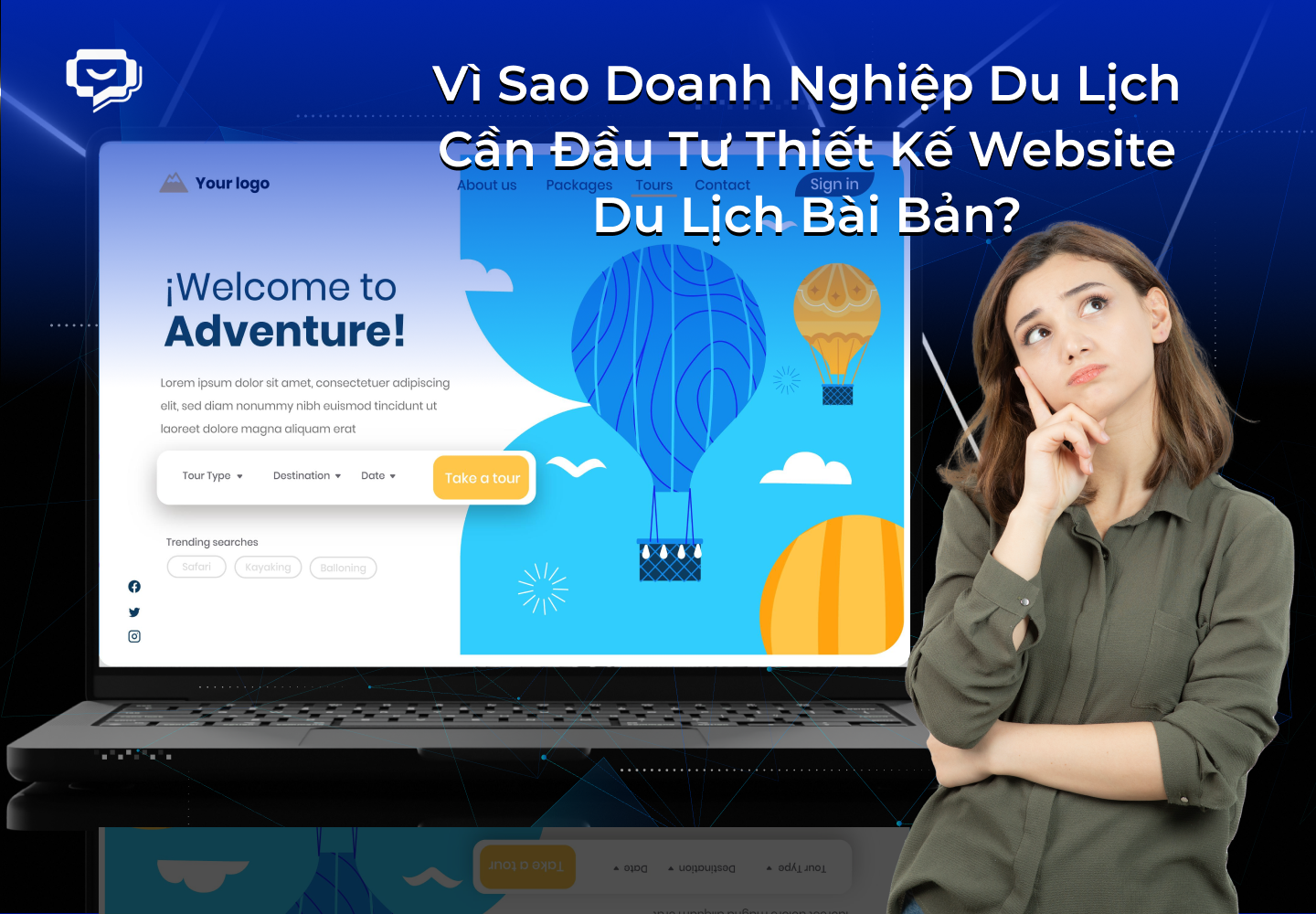 đầu tư thiết kế website du lịch bài bản