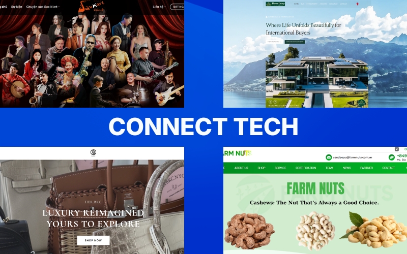 travel website design Connect Tech