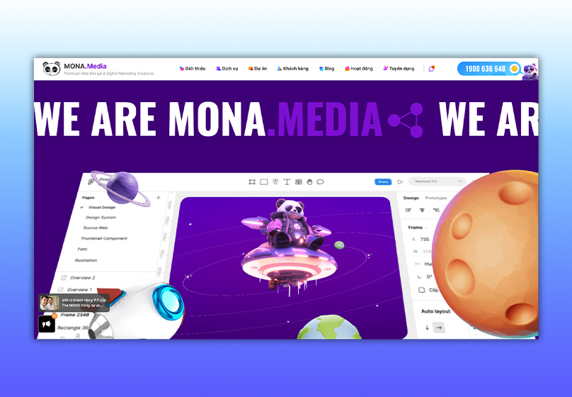 Mona Media's website design services