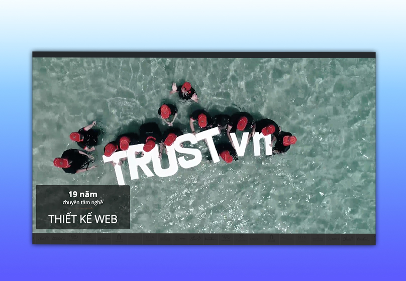 TRUST's website design services
