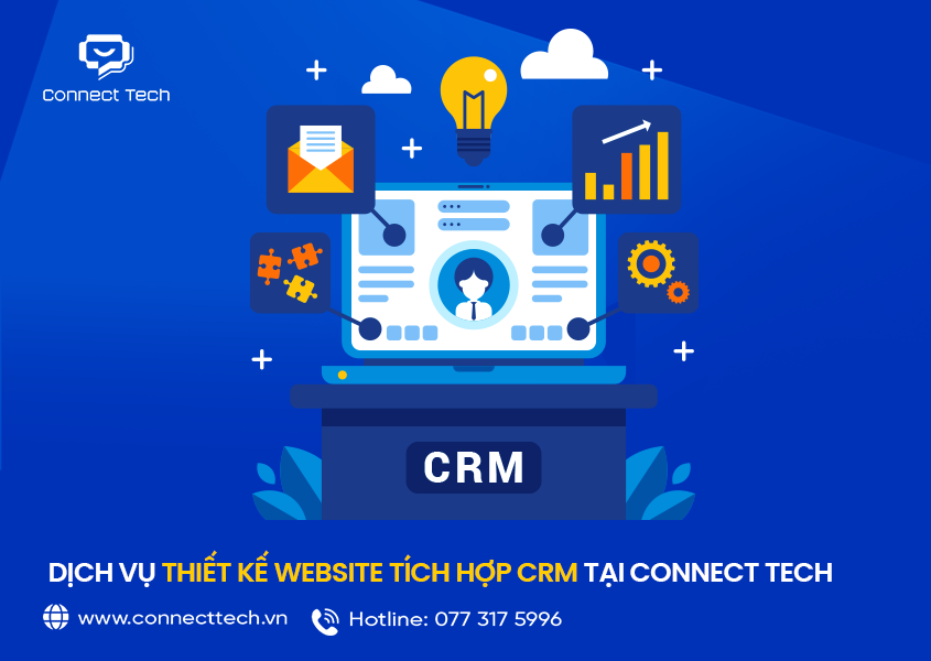 CRM-Integrated Website Development Services at Connect Tech