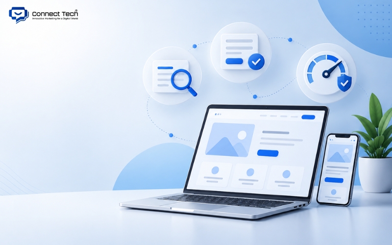 UX tốt của website phụ thuộc vào nội dung, thao tác phản hồi, hiệu năng, độ tin cậy kỳ vọng