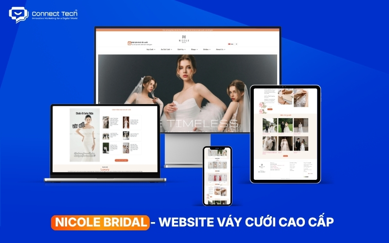 Nicole Bridal - Website váy cưới cao cấp hỗ trợ đặt lịch thử đồ