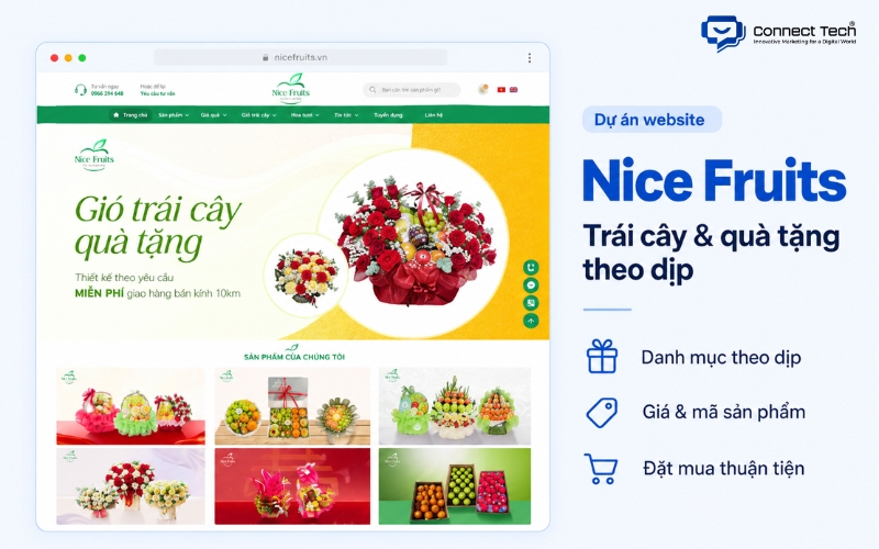 Nice Fruits — A Fruit and Occasion-Based Gift Website