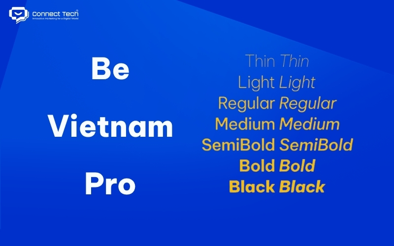 font Be Vietnam Pro