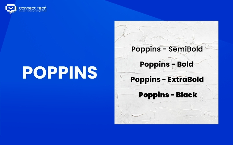 font Poppins