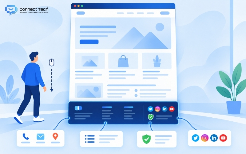 what is a website footer