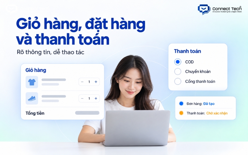 Shopping Cart, Ordering, and Payment