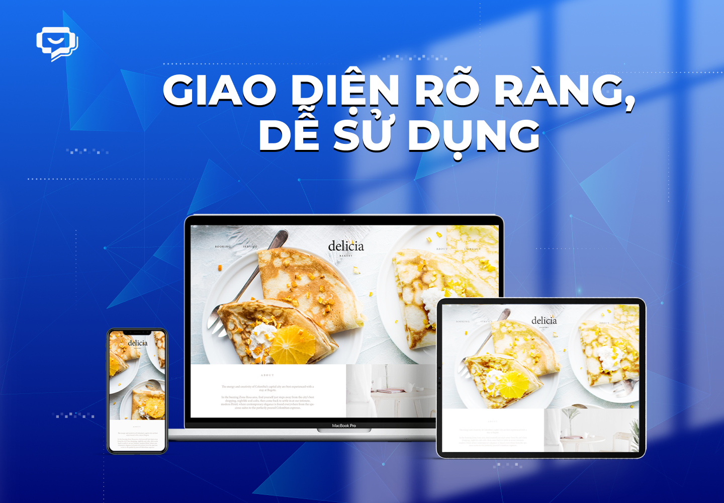 Giao diện rõ ràng, dễ sử dụng