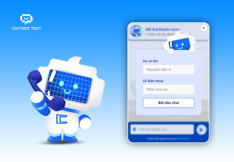 Hỗ trợ chăm sóc khách hàng thông minh