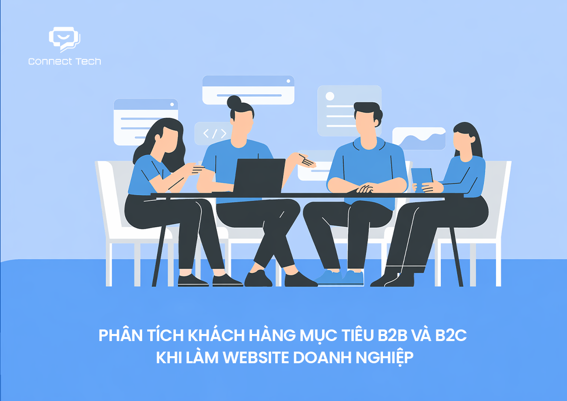 Analyzing B2B and B2C target customers when developing a corporate website