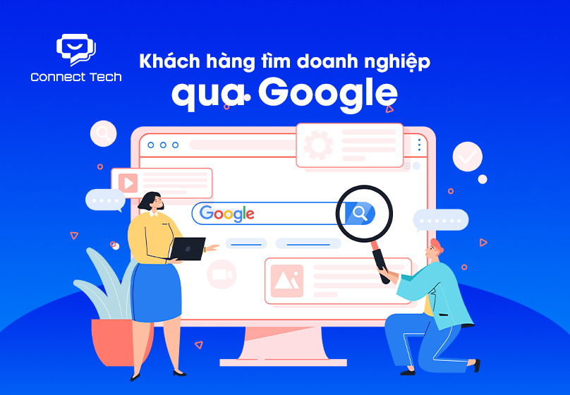 Khách hàng tìm doanh nghiệp qua Google