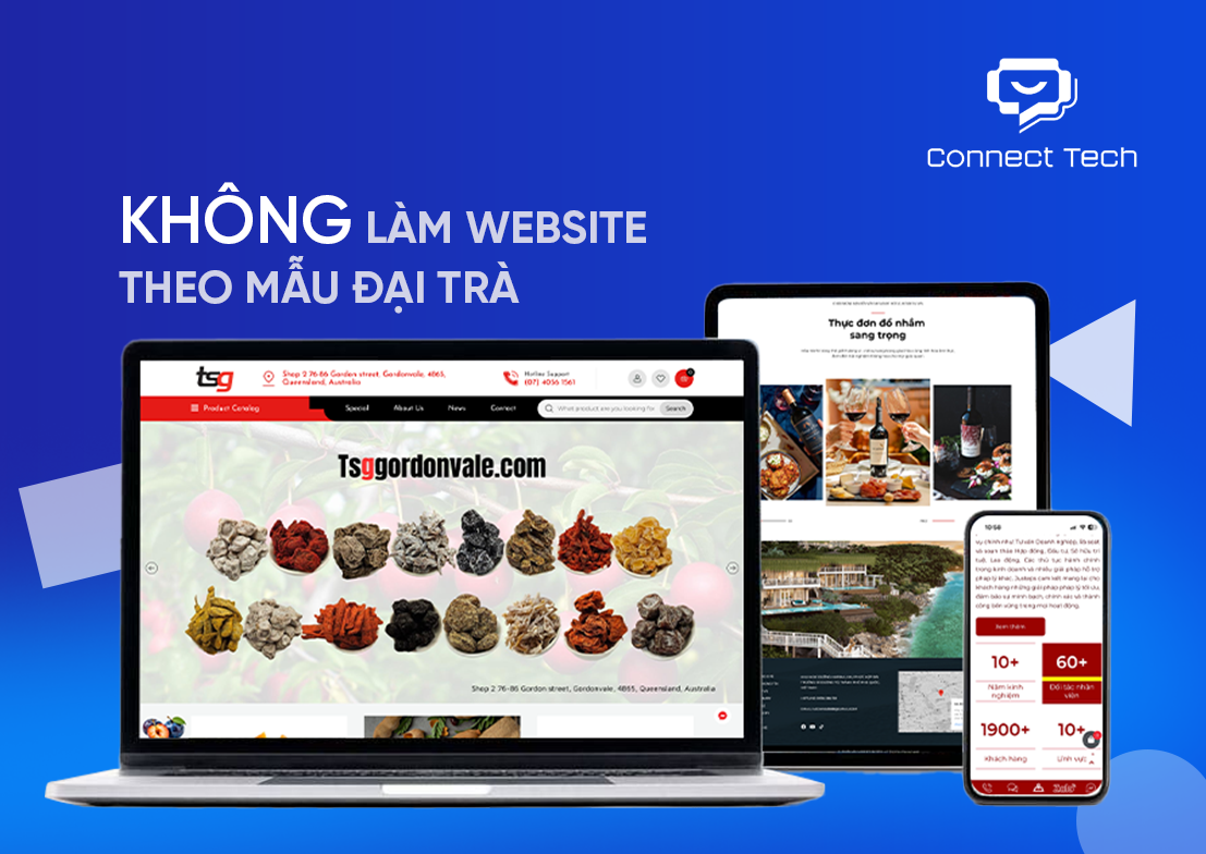 Không làm website theo mẫu đại trà